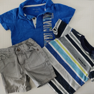 Calvin Klein summer t-shirt and shorts set for boy 18 months